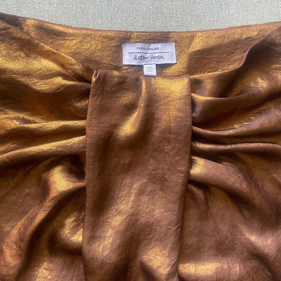 METALLIC & other stories Skirt - Picture 3 of 4